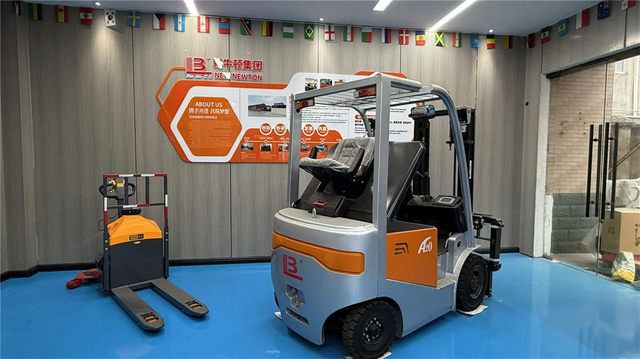 Nauti Lift quality control inspection process on forklift assembly line