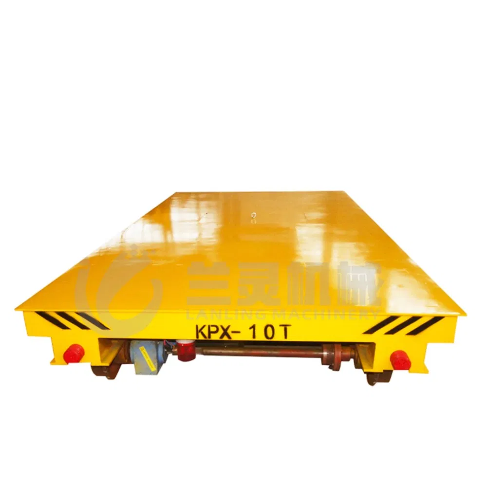 Rail Transfer Trolley 55t for Factory Material Handling with Battery Power