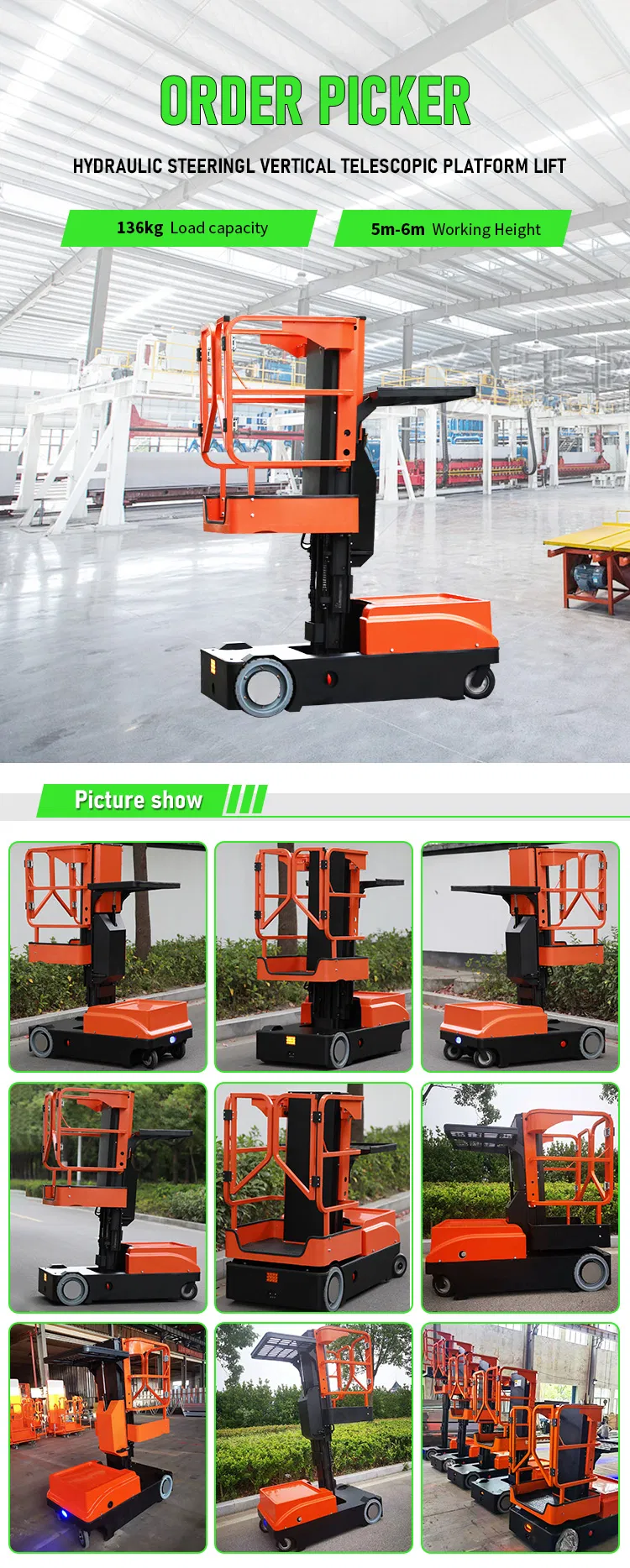 Self Propelled Order Picker