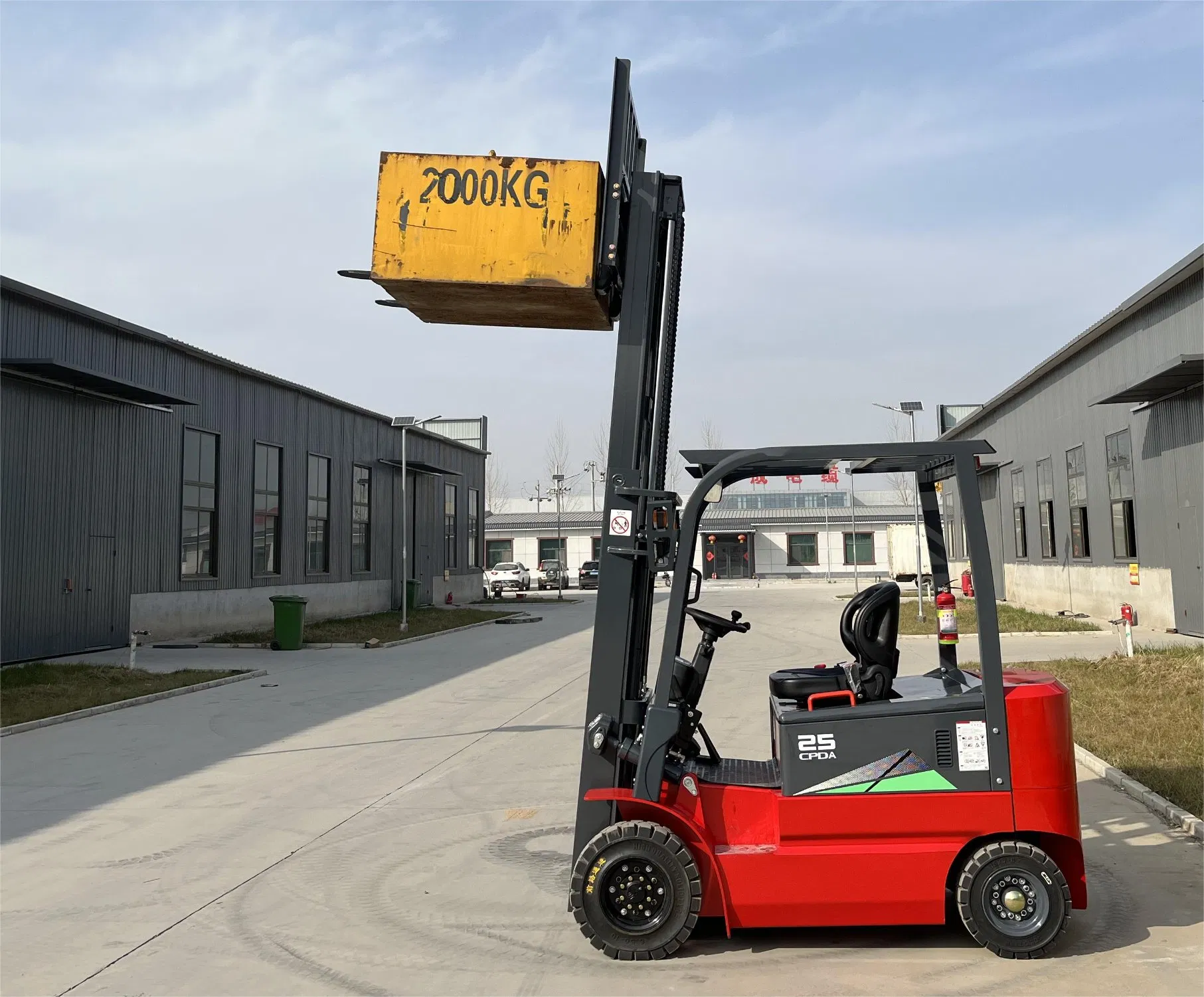 2.5t Electric Forklift Counterbalance Truck Material Handling Warehouse Equipment Heavy Equipment