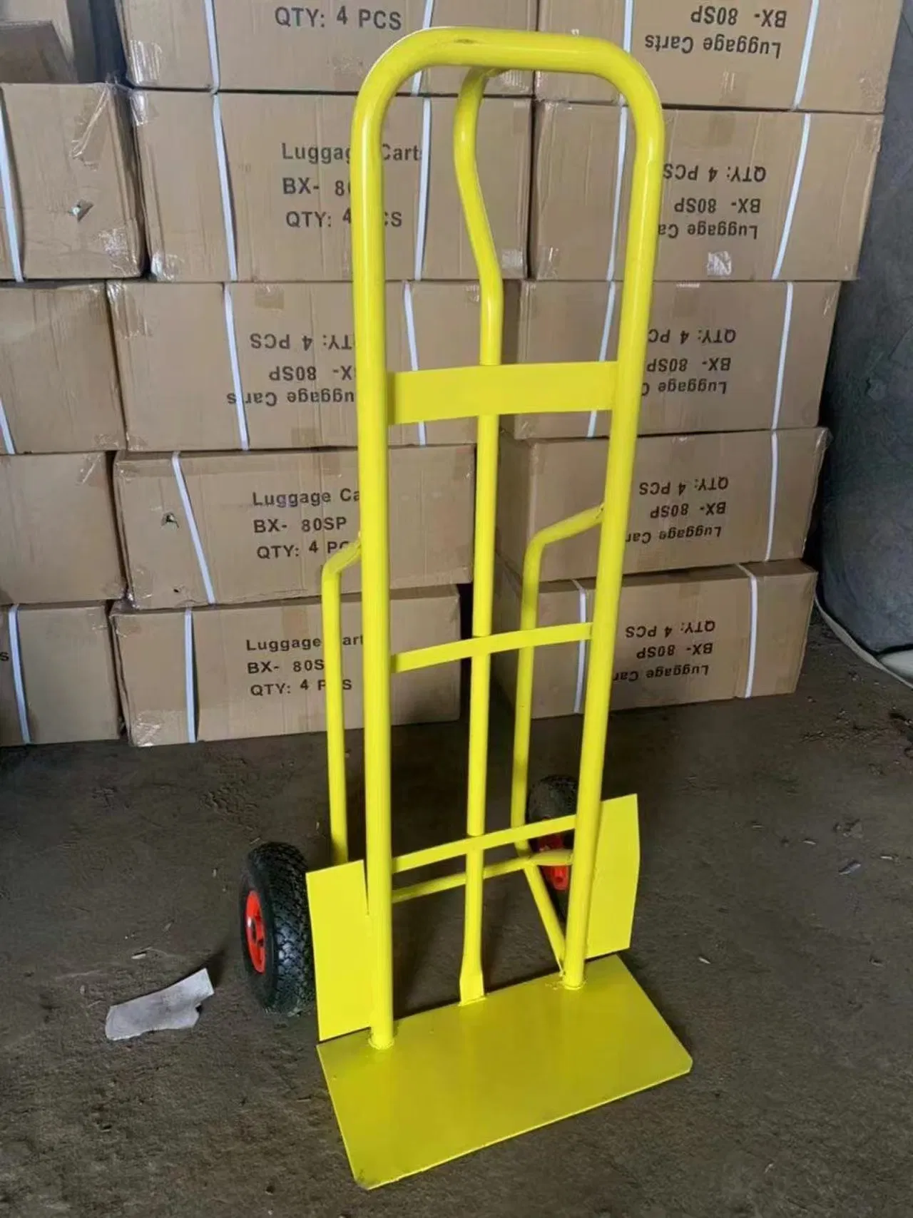Multi-Purpose Two Wheels Material Handling 250kg Loading Capacity Hand Trolley