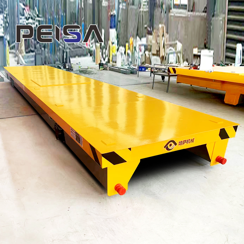 Adjustable Materials Handling Equipment 30 Ton Modular Electric Transfer Trolley
