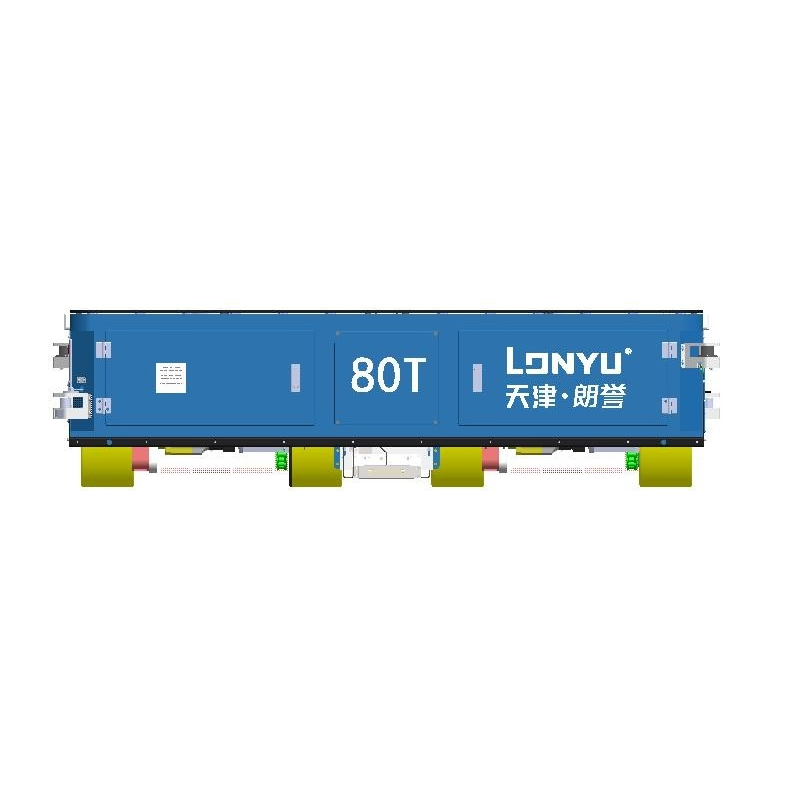 80t Heavy Duty Platform Motorized Transfer Trolley Automated Guided Vehicle Agv