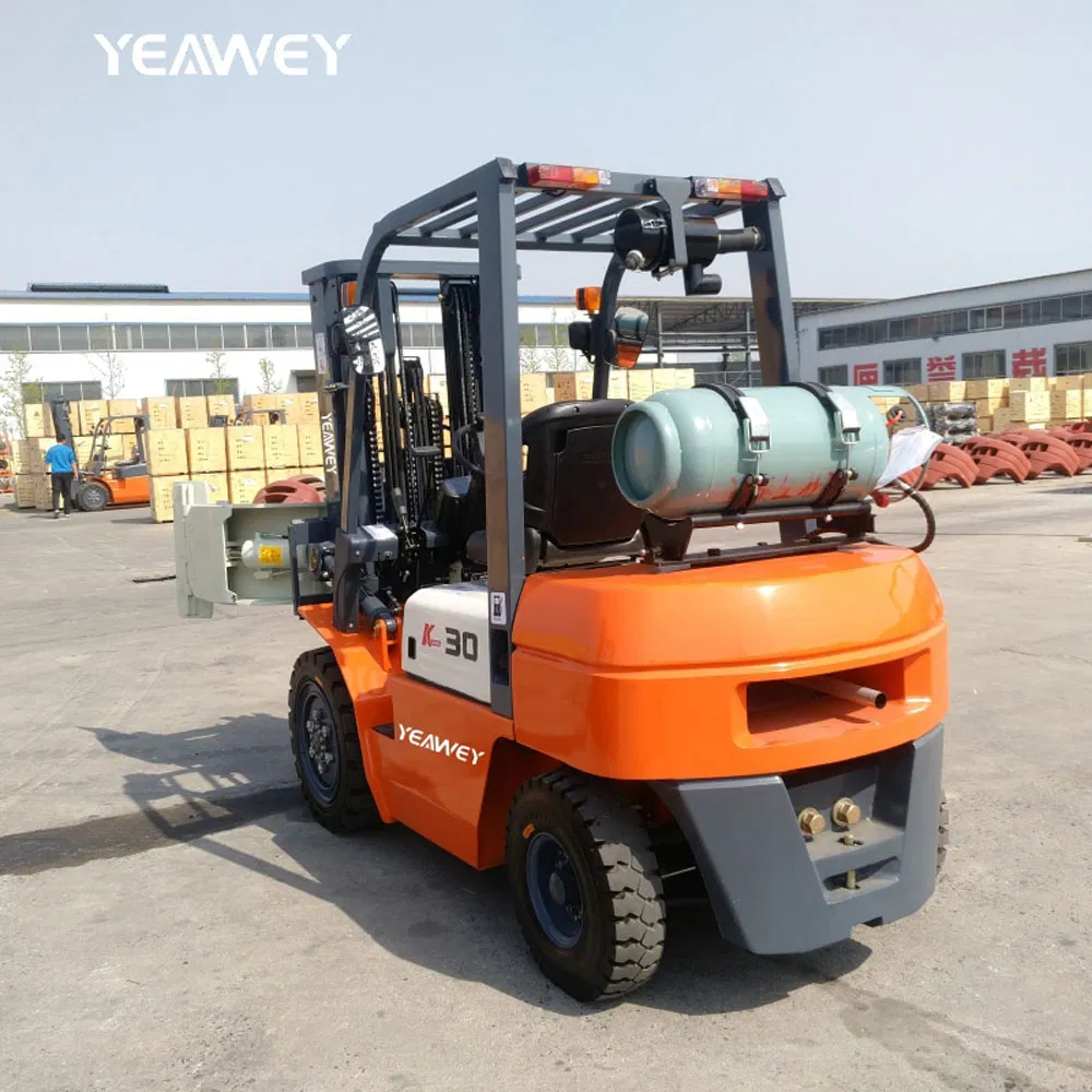 China Factory Price Warehouse Dock Cargo LPG Gas Gasoline Petrol Diesel Forklift Truck with Japan Engine