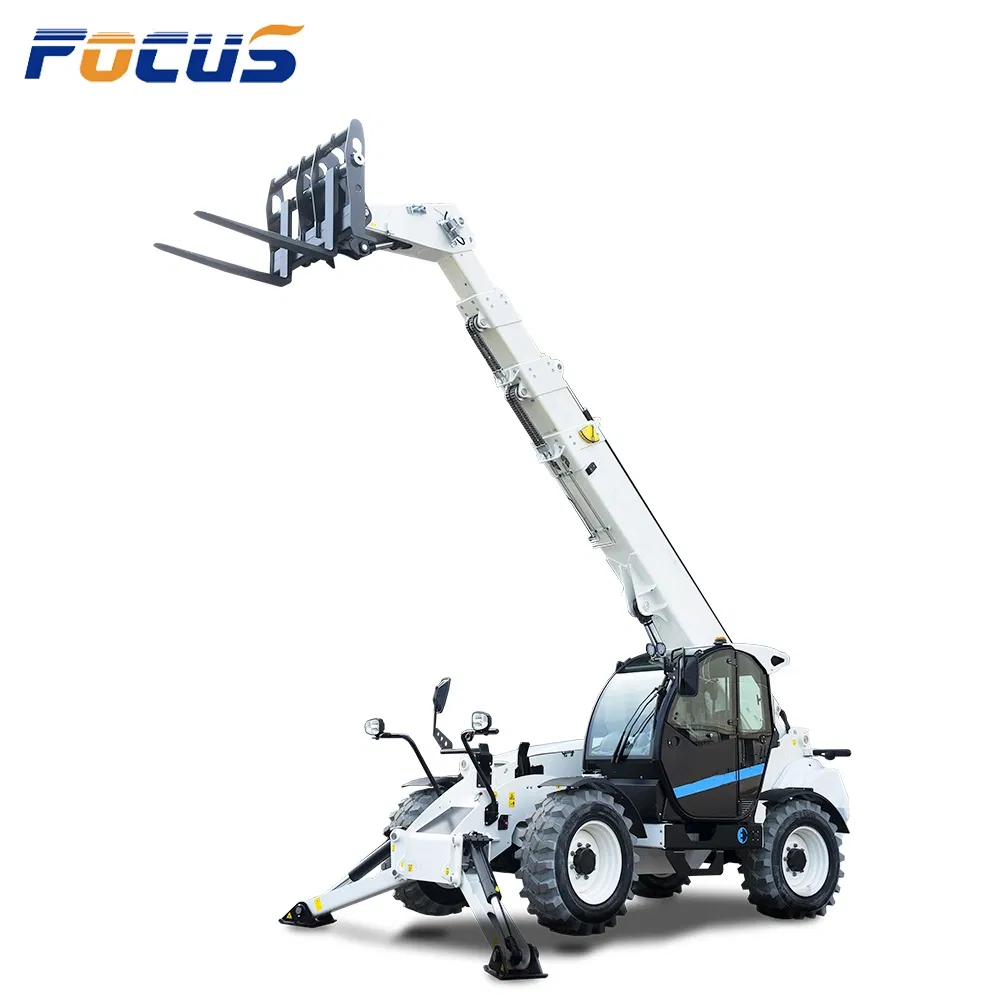 T3507K 3.5ton 7m Telehandler Forklift Telescopic Boom Handler Machine with Yuchai Engine and 16/70-20 Tires