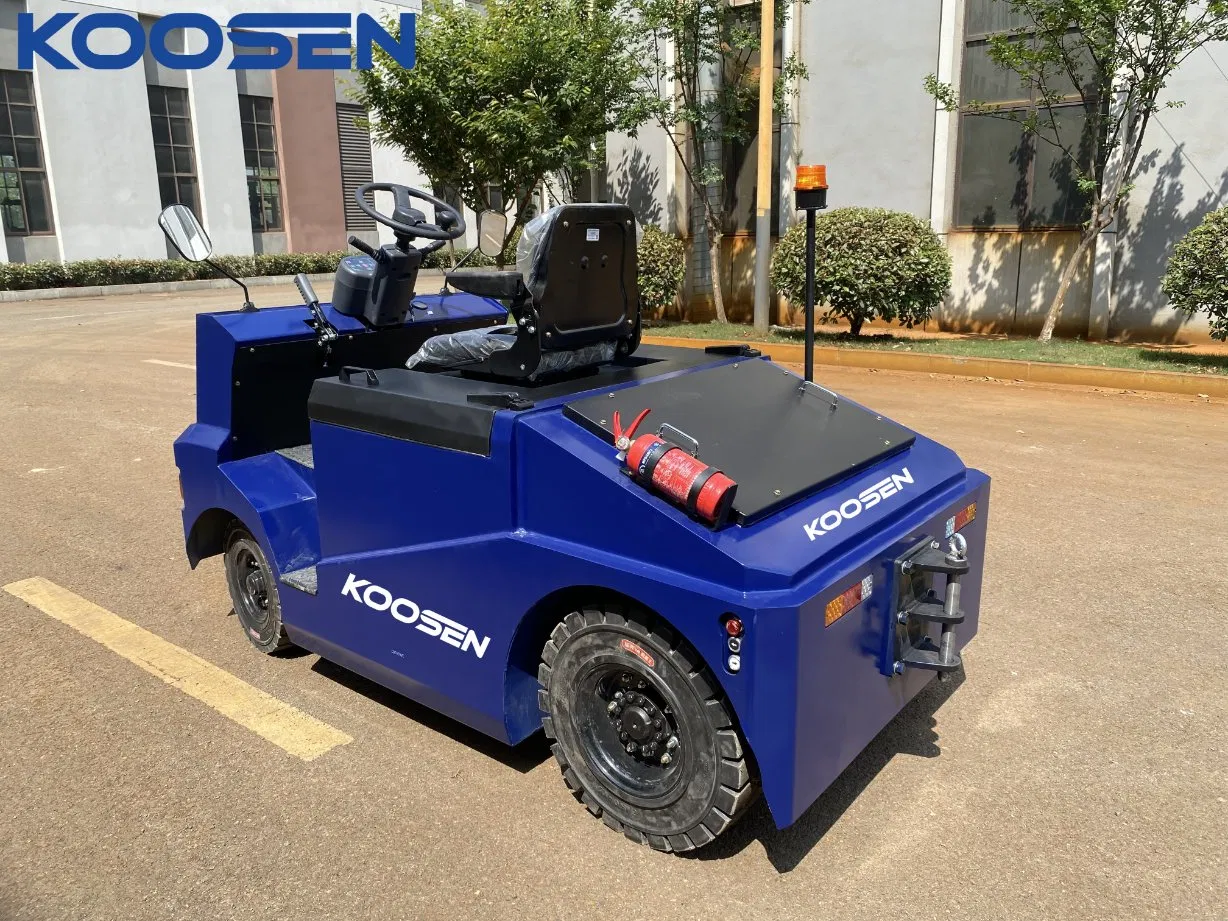 Electric Industrial Tugger 8-25 Ton Capacity Koosen Qdd Series Tow Tractor