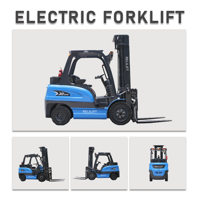 Counterbalance Electric Forklift with LiFePO4 Battery