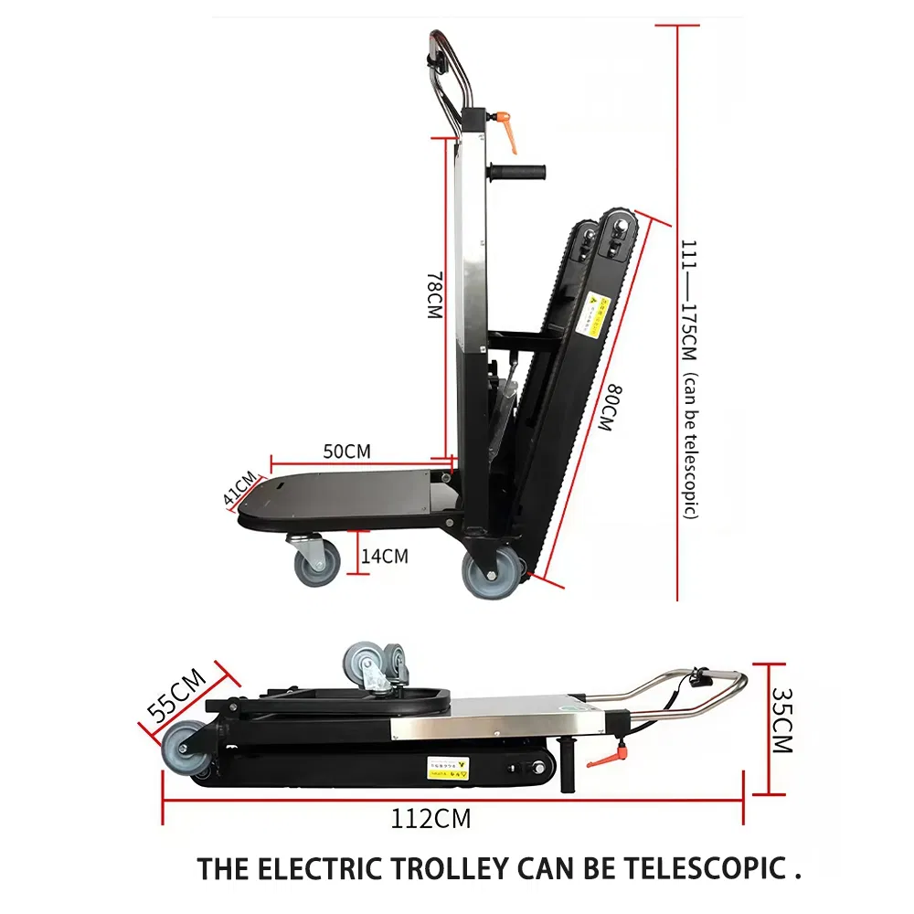 Customized 260kg Materials Handling Cargo Trolley / Hand Trolley Cart for Stair