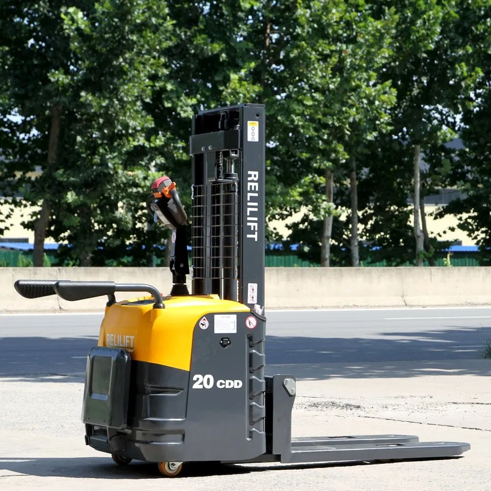 Sit-Down Type Modular Self-Loading Full Electric Stacker for Automated Warehouse