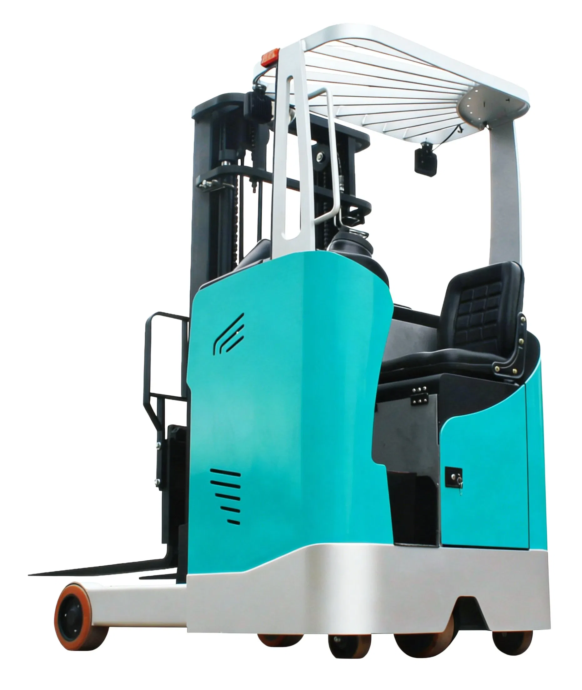 Low Profile Electric Lithium Battery Reach Truck Lead-Acid Reach Forklift for Warehouse Material Handling 1000kgs