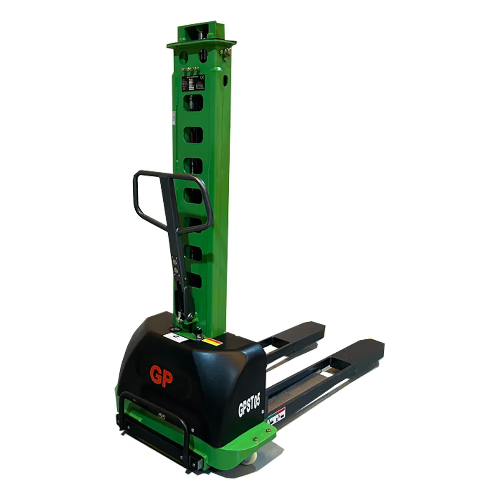 0.5ton Self-Stacking Electric Pallet Truck – 1.8m Lift Height, 500kg Capacity &amp; Compact Aisle Navigation