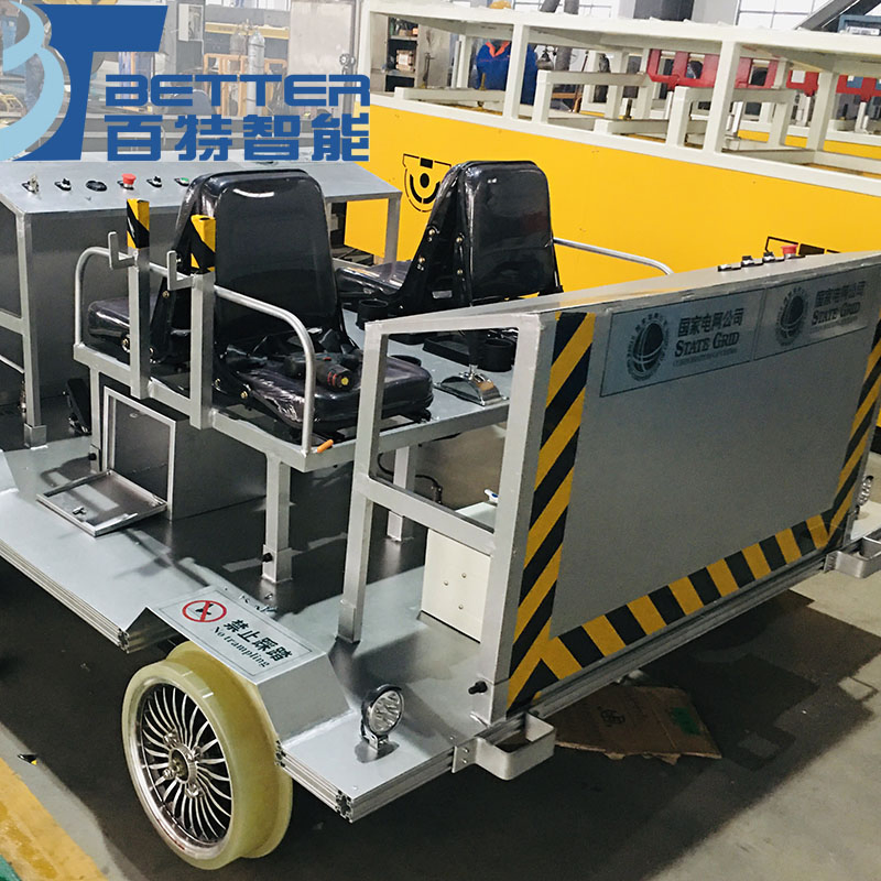 Industrial 50ton Electric Moving Motorized Transfer Trolley for Material Handling