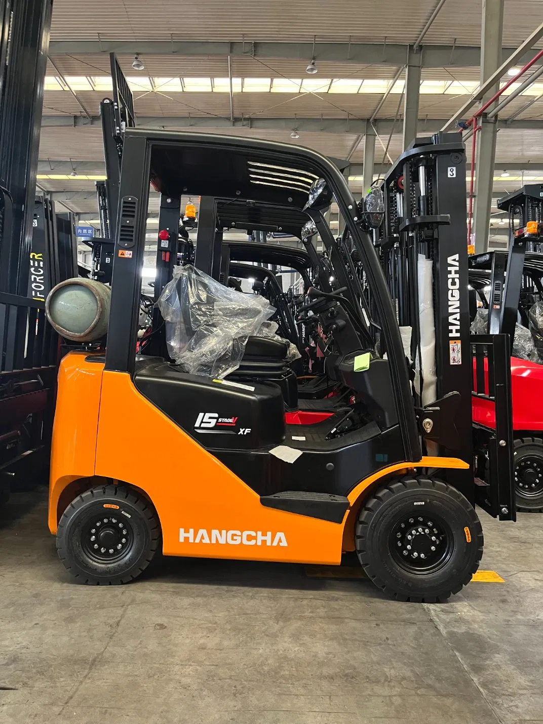 2-2.5t Hangcha Xf Series Gas/LPG/Dual Fuel Forklift Truck with 2000kg and 2500kg Capacity High Performance