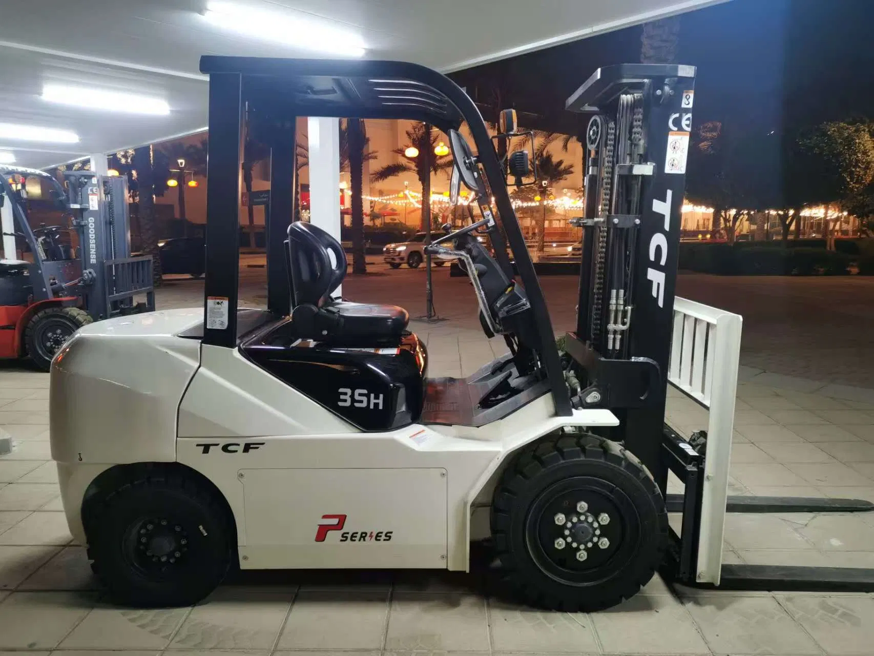 Compact Electric Reach Forklift for Narrow Aisle Warehouse Management