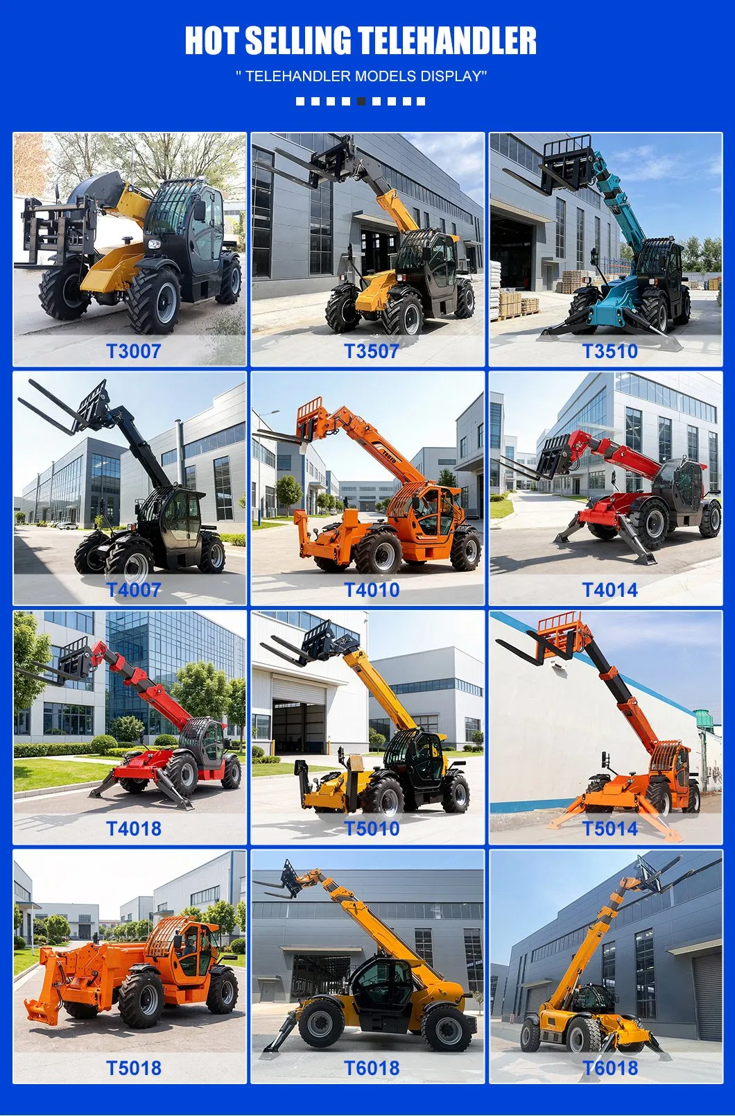 Telehandler Models Comparison