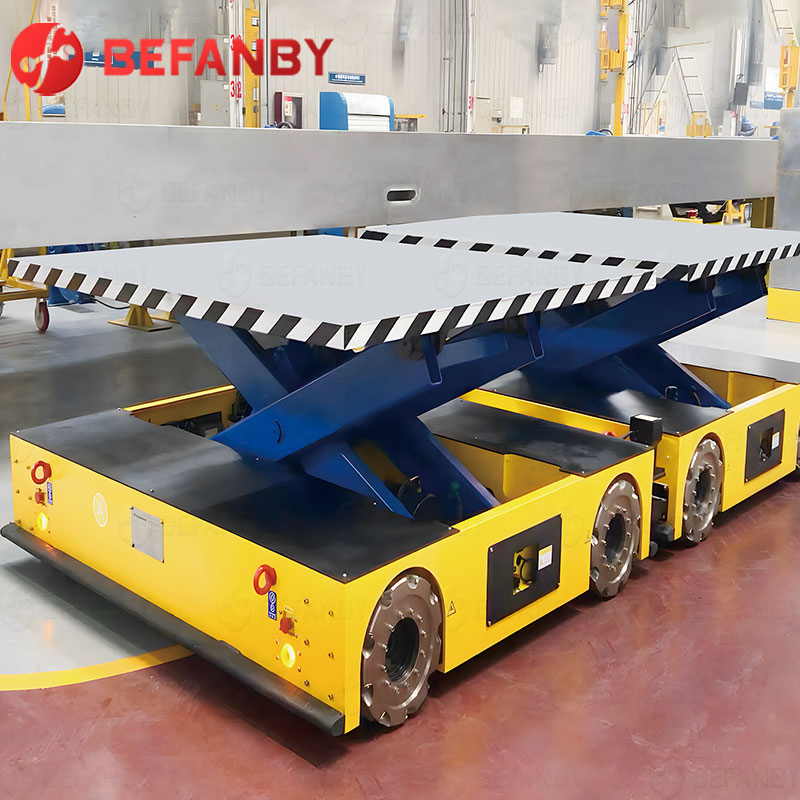 Automated Guided Vehicle Trackless Electric 10 Ton Agv for Factory