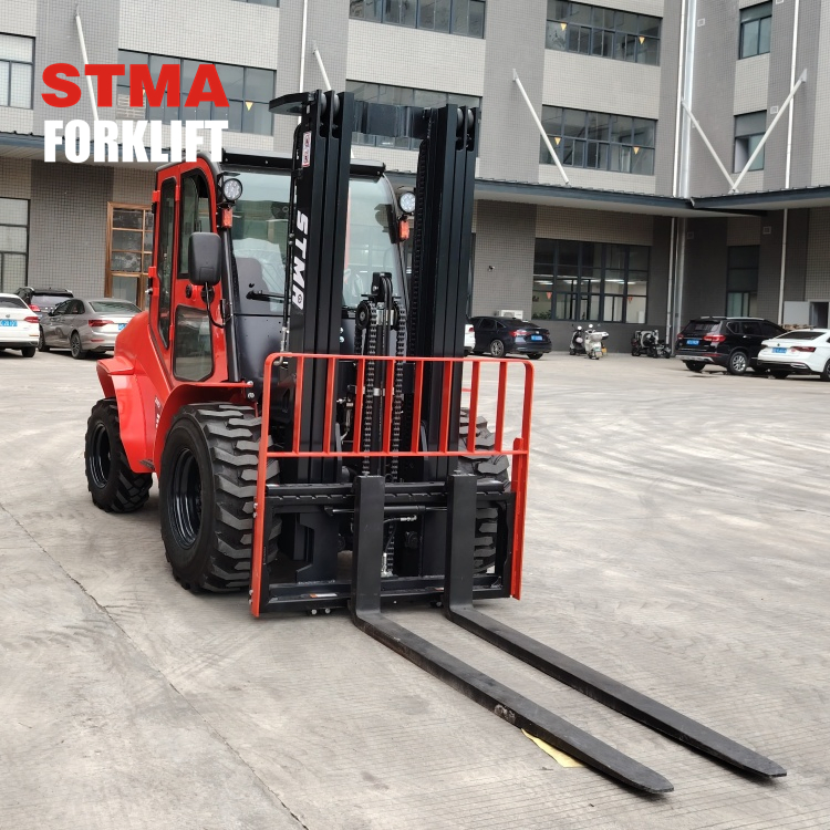 Stma Factory Price Small 2WD 4WD off-Road All Terrain Forklift 2.5 Ton to 3.5 Ton Capacity for Rough Terrain