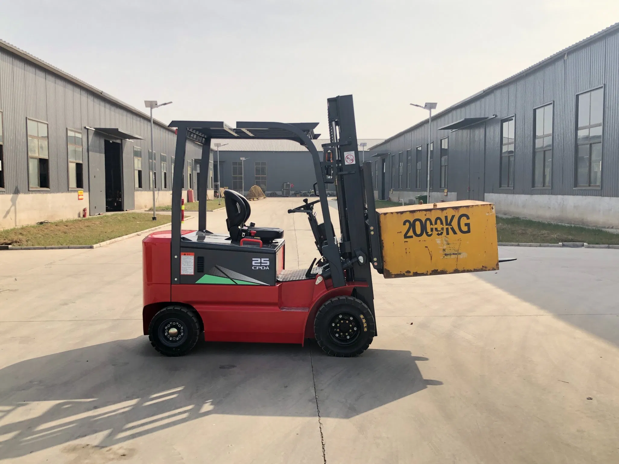2.5t Electric Forklift Counterbalance Truck Material Handling Warehouse Equipment Heavy Equipment