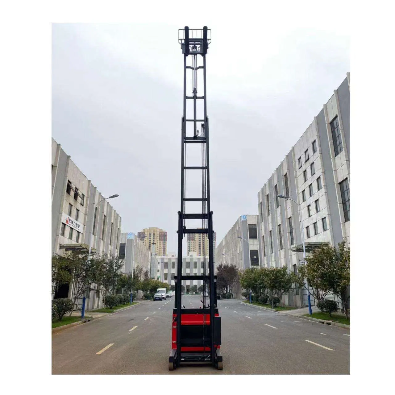 1.5t Electric Reach Truck Warehouse Narrow Aisle Seated Type Forklift