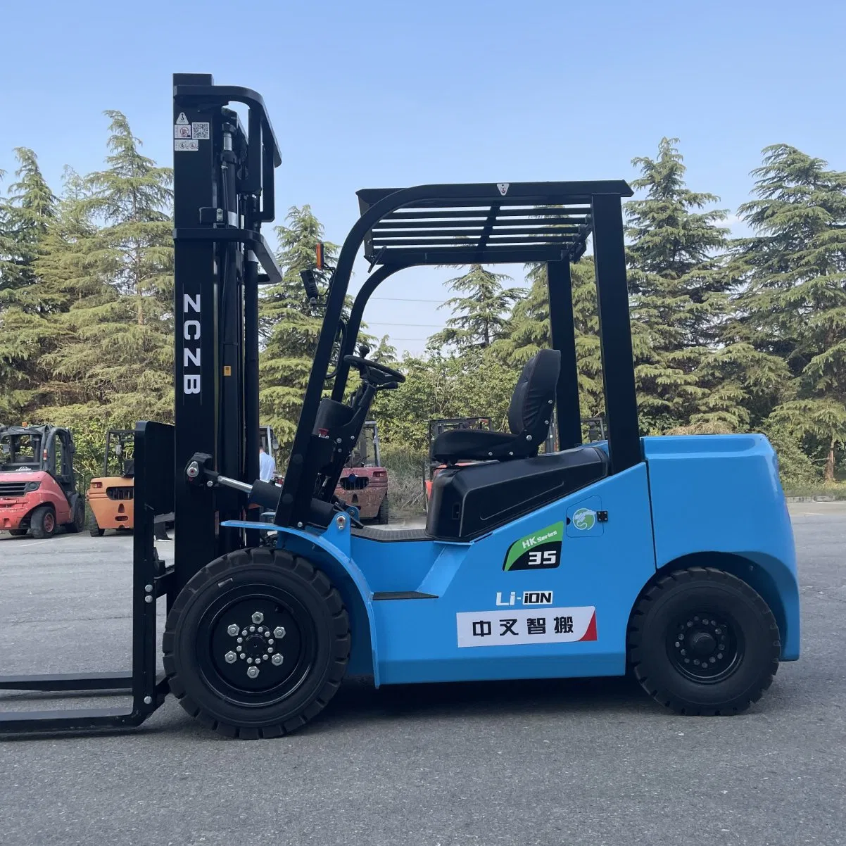 New Style Industrial 2.5 Ton Fork Lift Electric Battery Lithium Forklift Truck