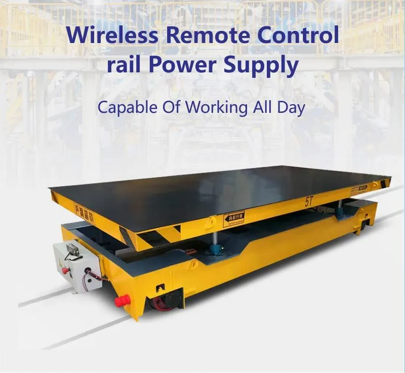 Rail transfer cart detail