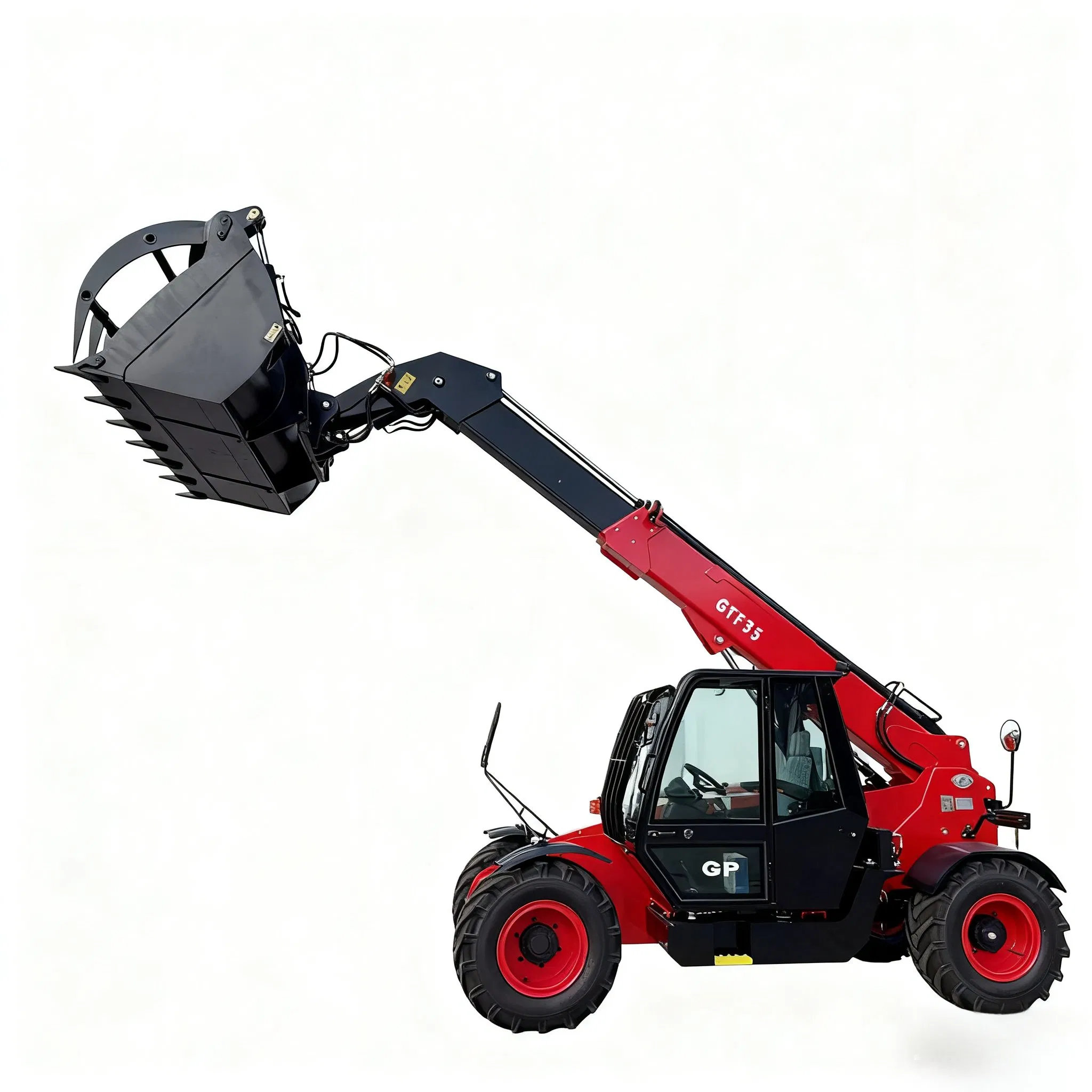 3.5t Rotating Grab Telescopic Handler: Cummins Powered for Dynamic Material Processing.