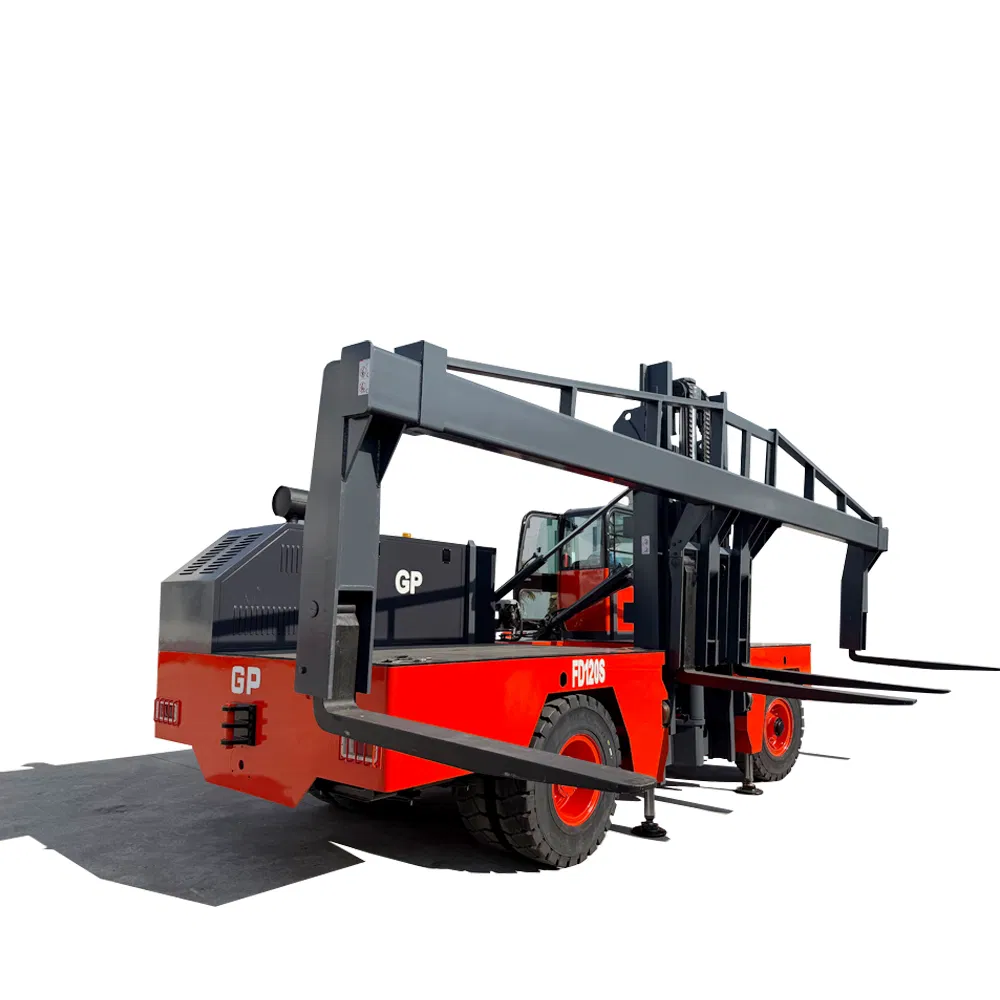 Diesel Engine 12 Ton Side Forklift Loader with 6m Lifting Height ISO Certified for Construction and Machinery Repair Shops