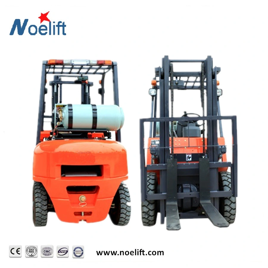 China 2500kg Gasloline Gas LPG Forklift Propane Forklifts with Japanese Engine