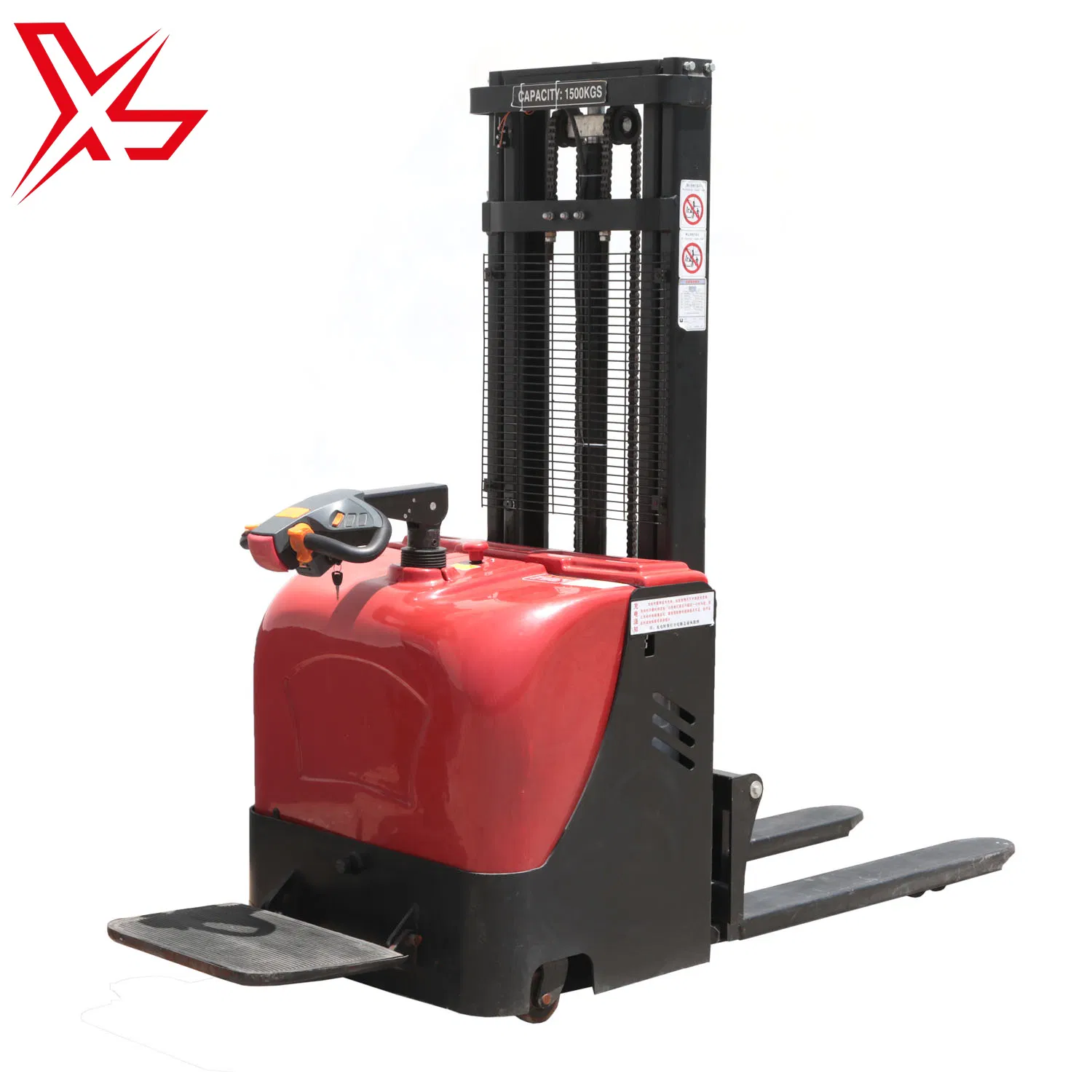 Warehouse Battery Forklift 1.5t/1500kg 3.5m Mini Pallet Electric Pallet Stacker