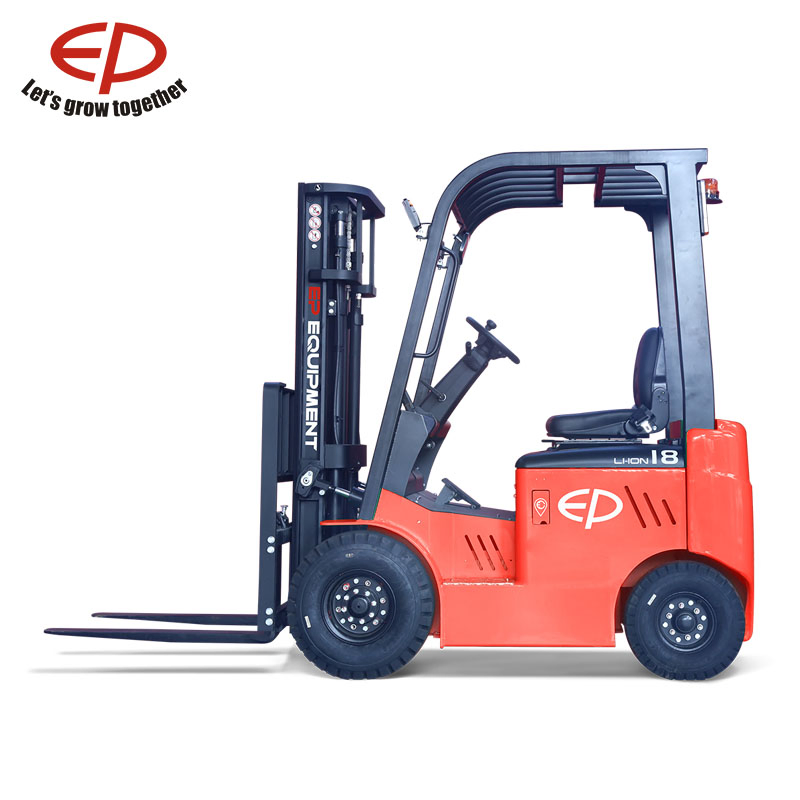 China Factory Compact 1800kg Full Electric Four Wheel Lithium Battery Forklift Trucks with on-Borad Charger