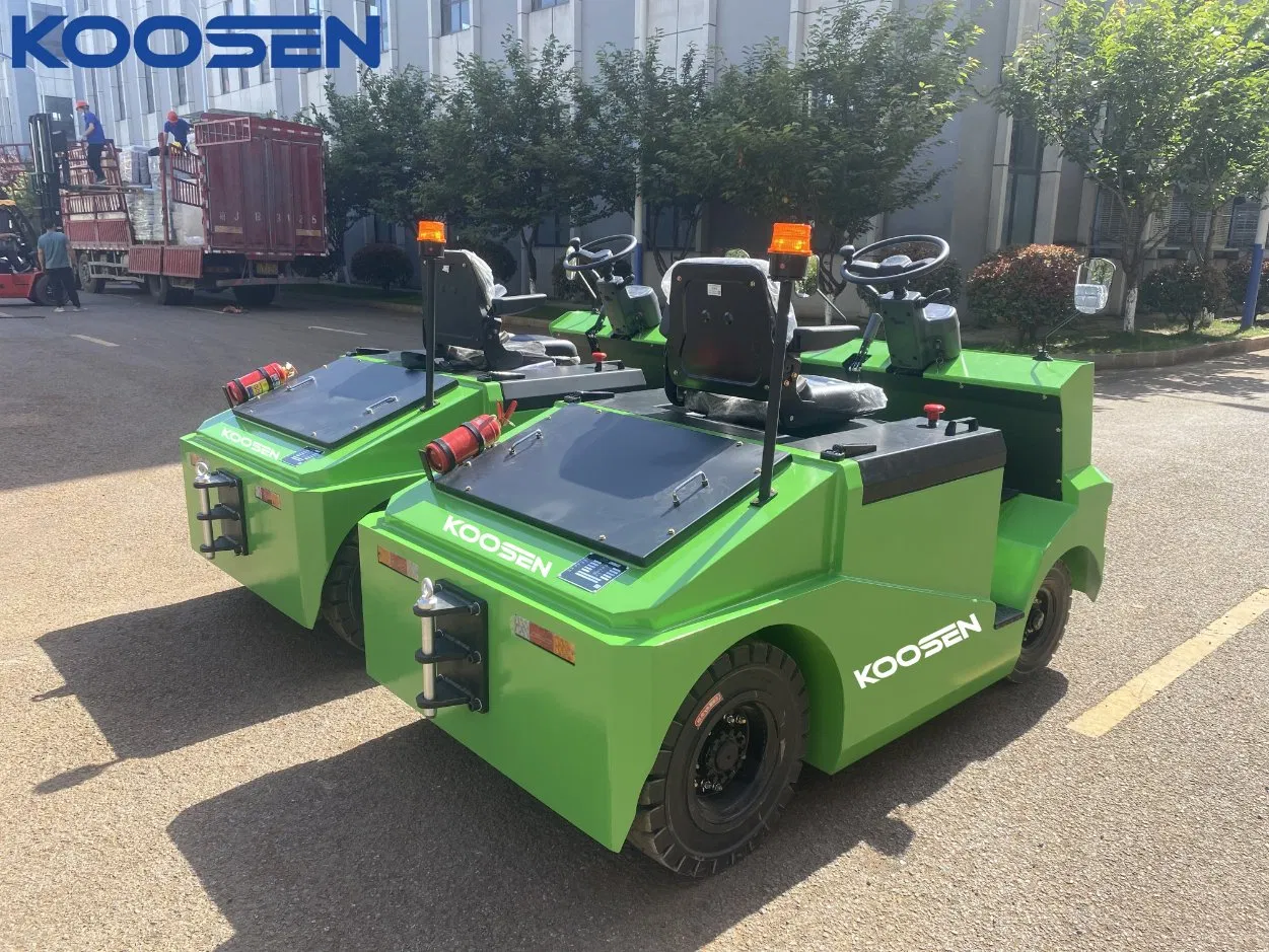 Electric Industrial Tugger 8-25 Ton Capacity Koosen Qdd Series Tow Tractor