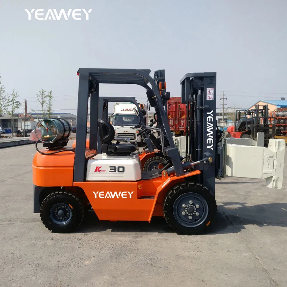 China Factory Price Warehouse Dock Cargo LPG Gas Gasoline Petrol Diesel Forklift Truck with Japan Engine