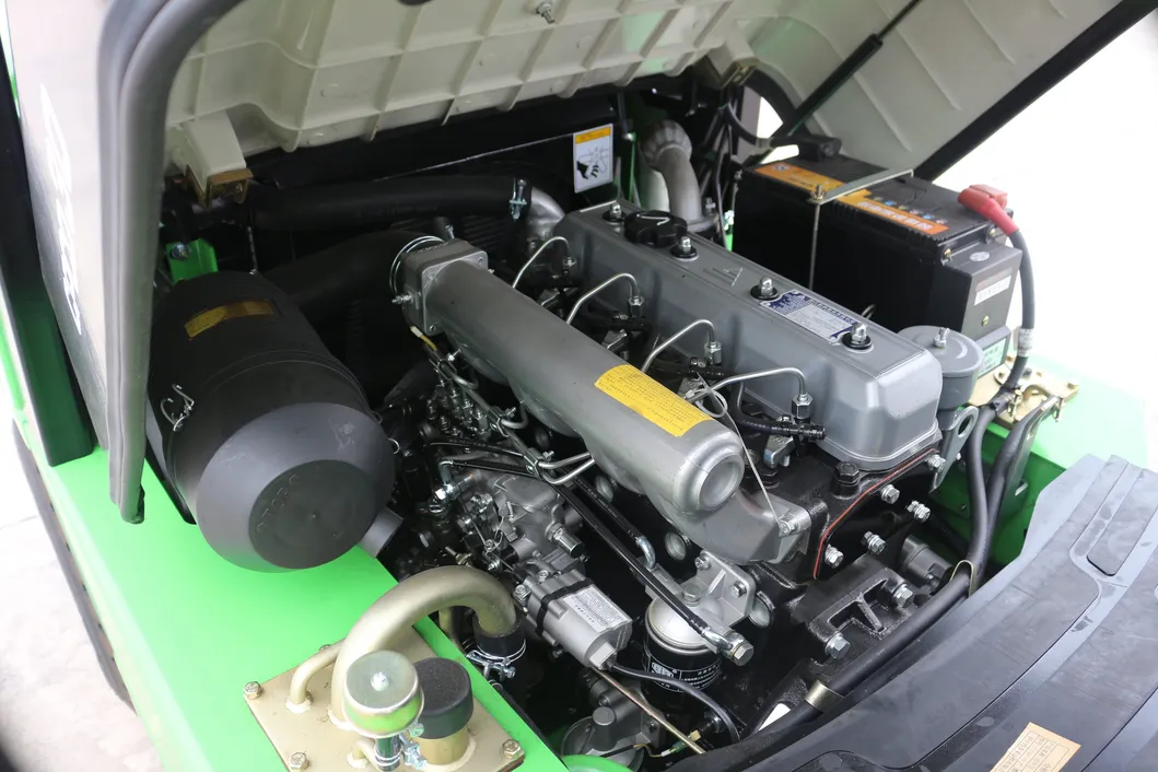 Diesel Forklift Side View