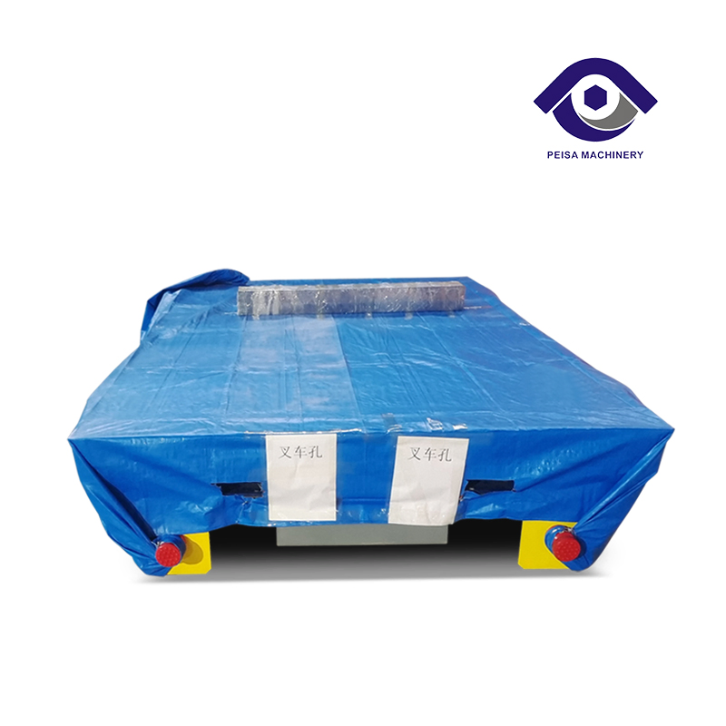 50 Tons Electric Motorized Materials Handling Flat Transfer Trolley on Railway