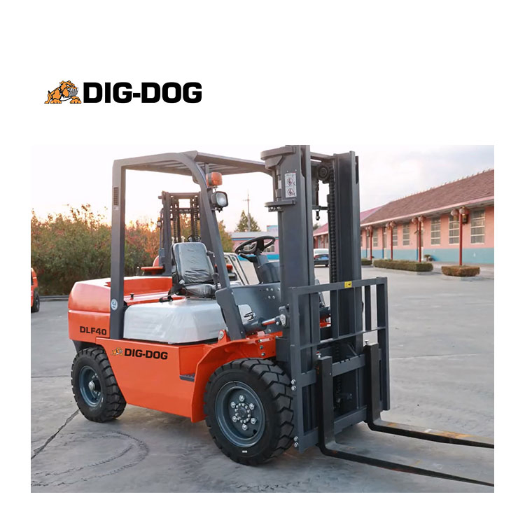 Factory Direct Sale Articulated Fork Lift Diesel Forklift Truck 4 Tons