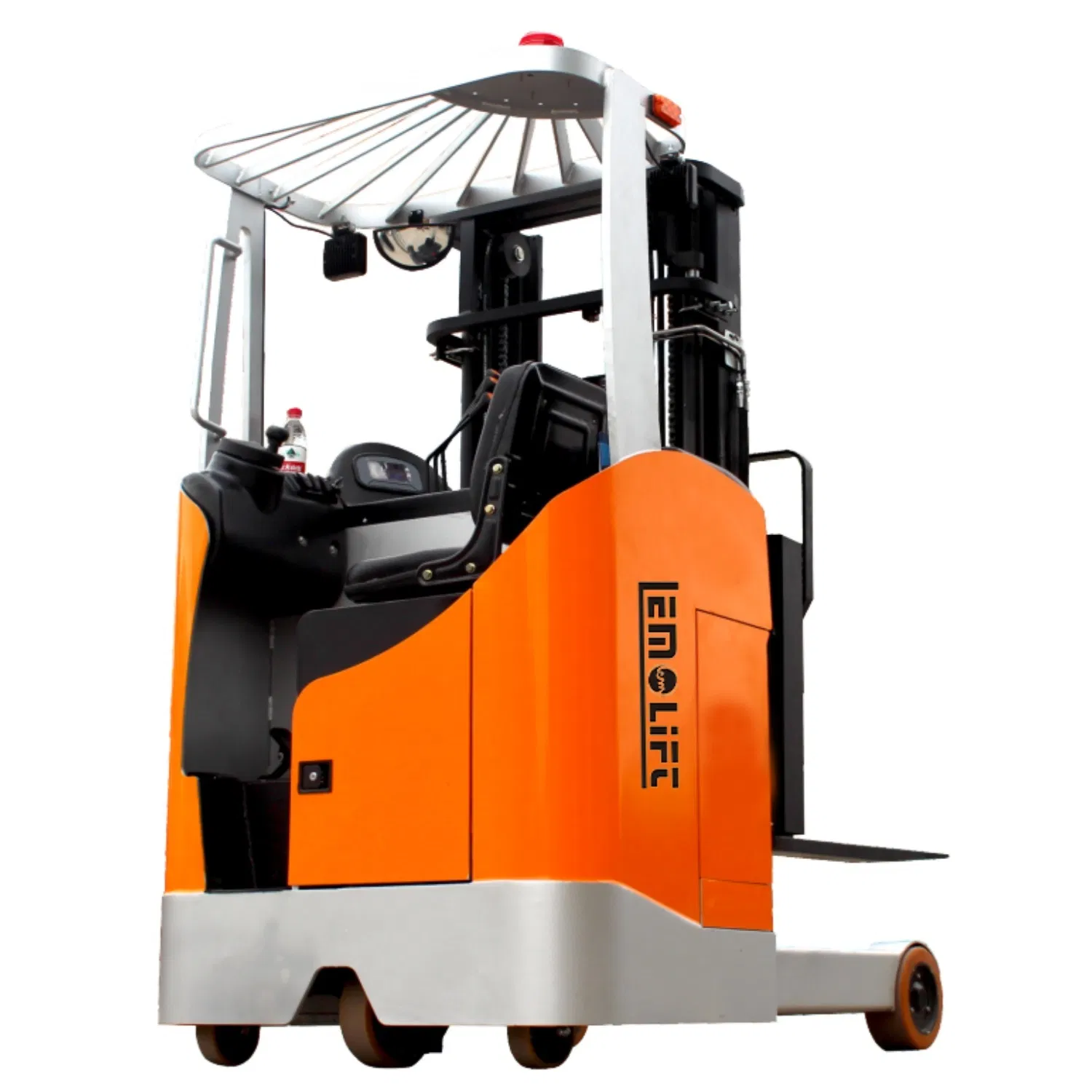 Lemo Brand Stand-on Type Industrial Reach Trucks with Low Cost Warehouse Electric Reach Forklifts 1.5 Ton 10m Height