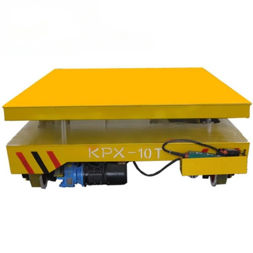 Rail Transfer Trolley 55t for Factory Material Handling with Battery Power