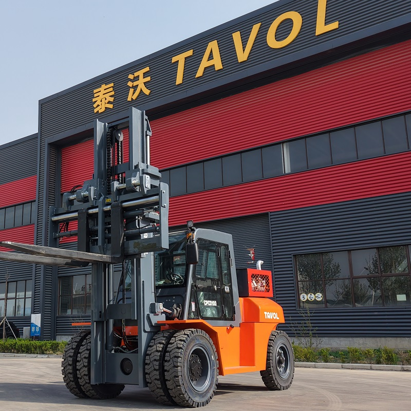 Tavol Top Selling Xichai/Isuzu Engine Forklifts 8t 10 Ton 7000kg Diesel Fork Lift Truck