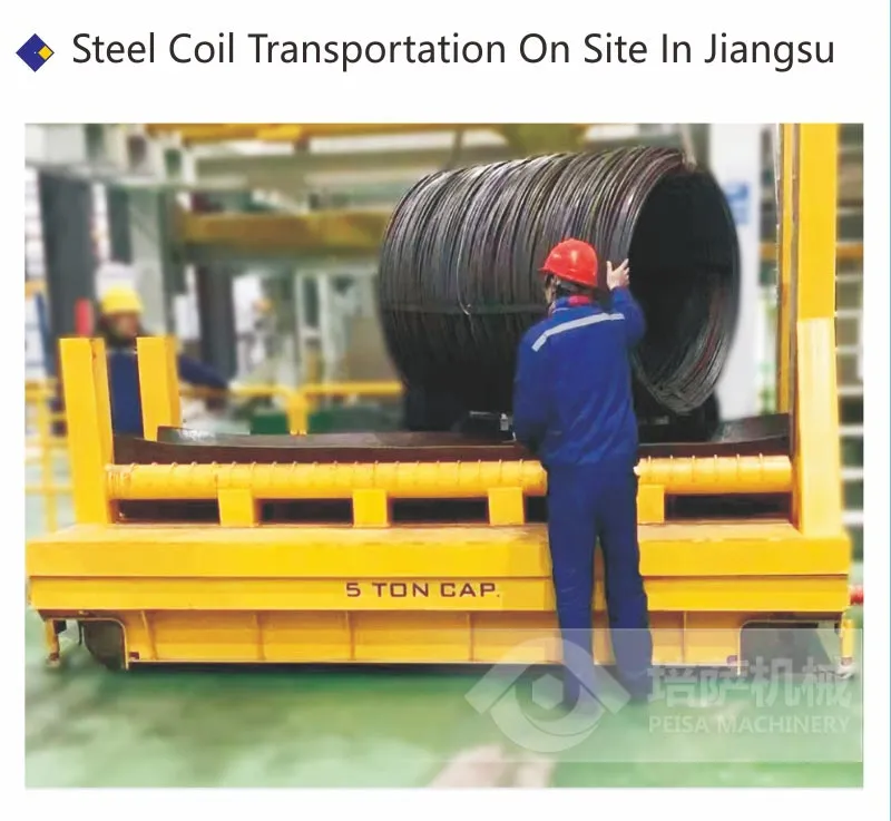 Rail transfer car view 1