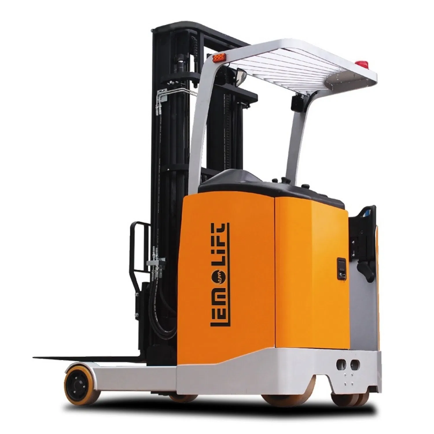 Low Profile Electric Lithium Battery Reach Truck Lead-Acid Reach Forklift for Warehouse Material Handling 1000kgs