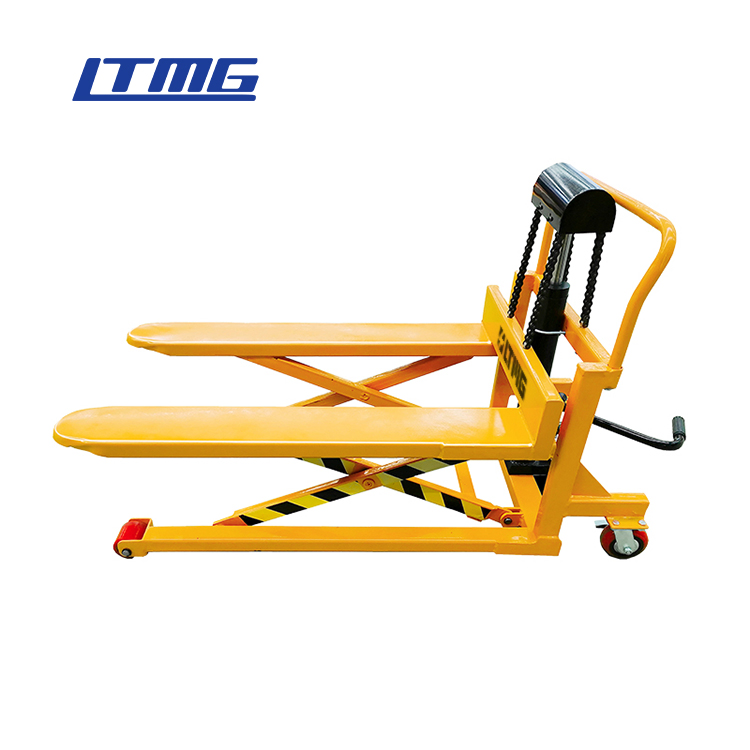 Ltmg 1t 1.5t Manual High Lift Hydraulic Pallet Truck Scissor Lift Mini Manual Scissor Lift