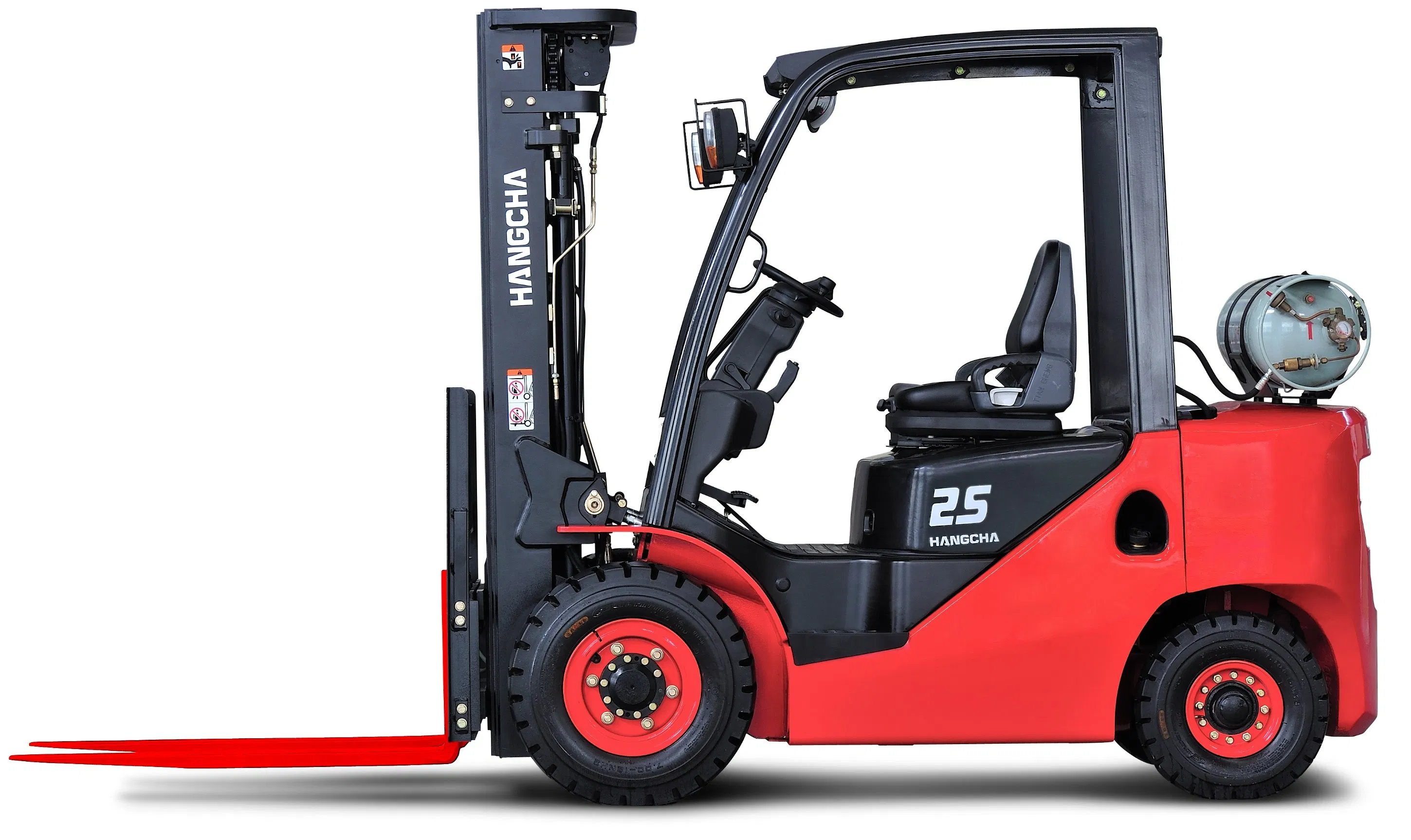 2-2.5t Hangcha Xf Series Gas/LPG/Dual Fuel Forklift Truck with 2000kg and 2500kg Capacity High Performance