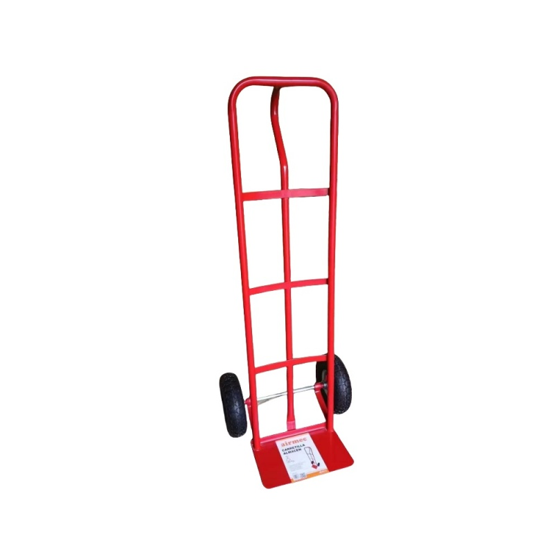 Heavy Duty Metal Trolley Dolly 200kg Load Hand Truck Cart Trolley Steel Rubber Material Handling Tool for Outdoor Usage