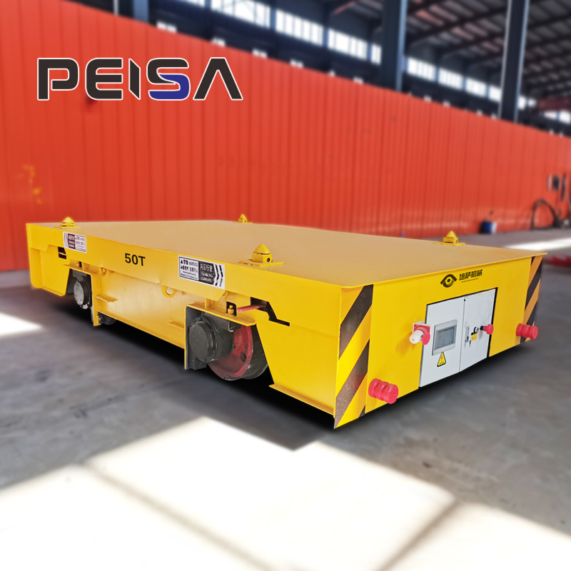 Adjustable Materials Handling Equipment 30 Ton Modular Electric Transfer Trolley