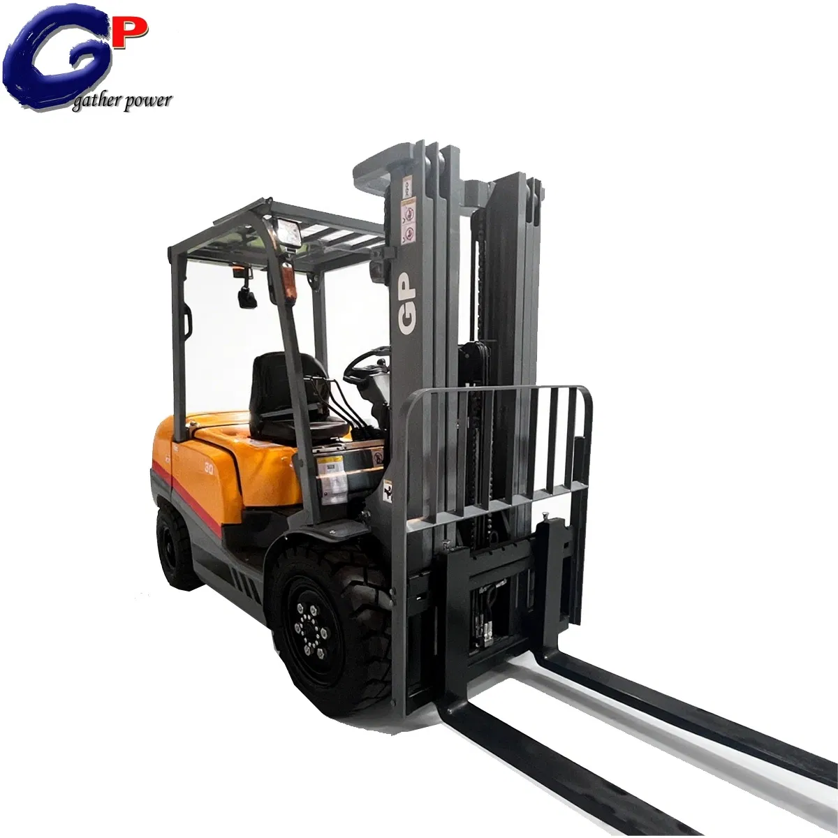 Popular Style Counter Balanced Heavy Lifting Fork Lift 3000kg Capacity New Type Diesel Engine 3 Ton Diesel Forklift Truck with The Lowest Price