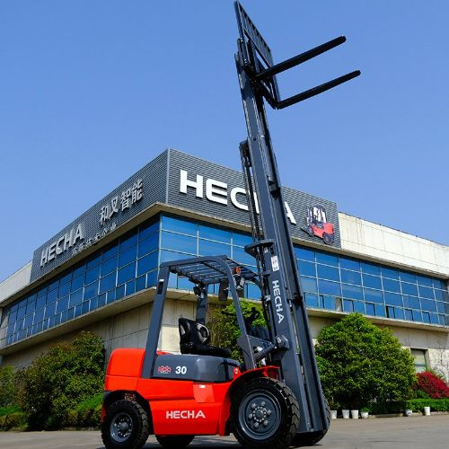 Hecha 4 Wheels Lithium/Lead-Acid Battery 1.5/2/2.5/3/3.5 Ton Electric Forklift