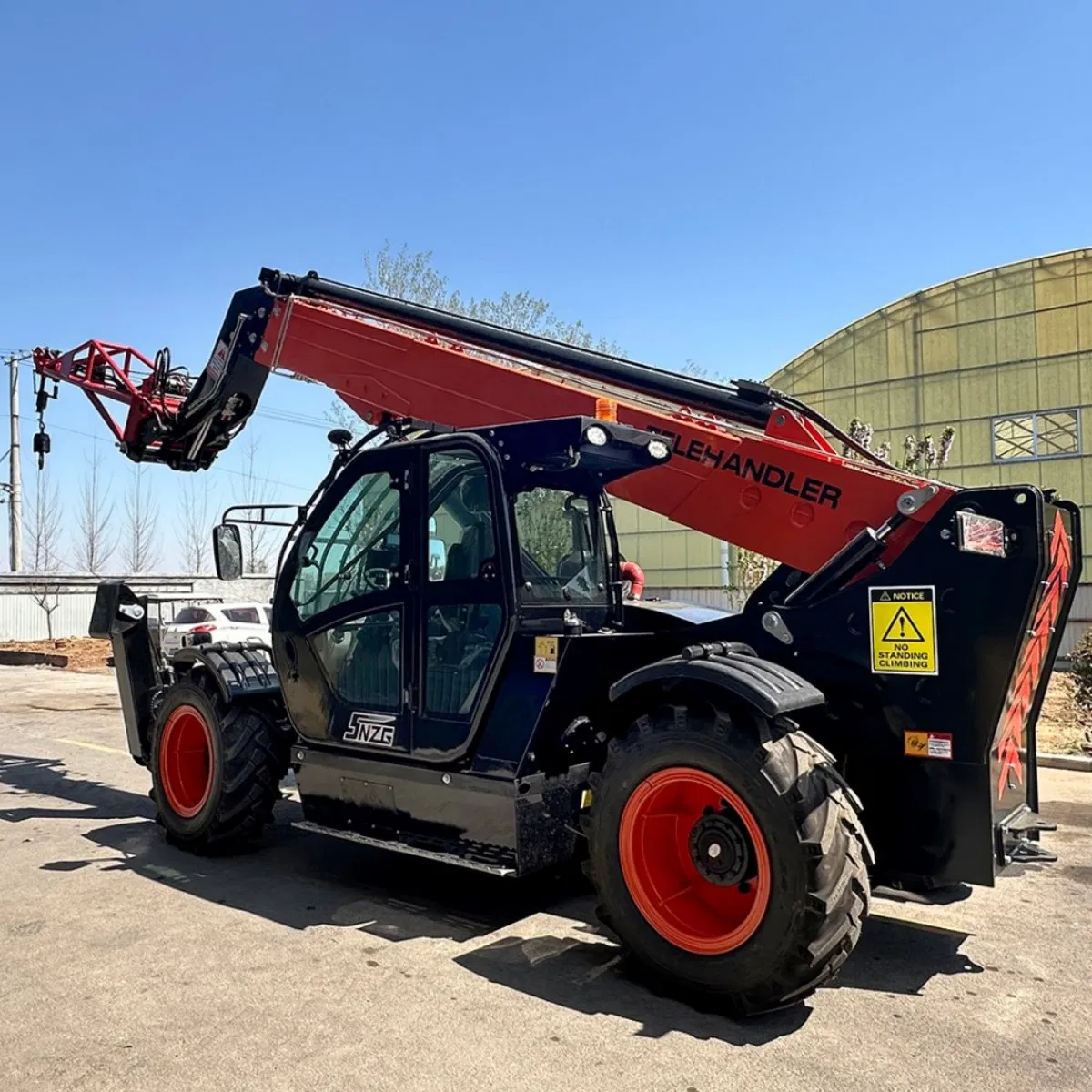 Best Price 4WD Telehandler 14 Metre Boom 4 Ton Load Capacity Telescopic Forklift New 4 Ton Telescopic Forklift Handler