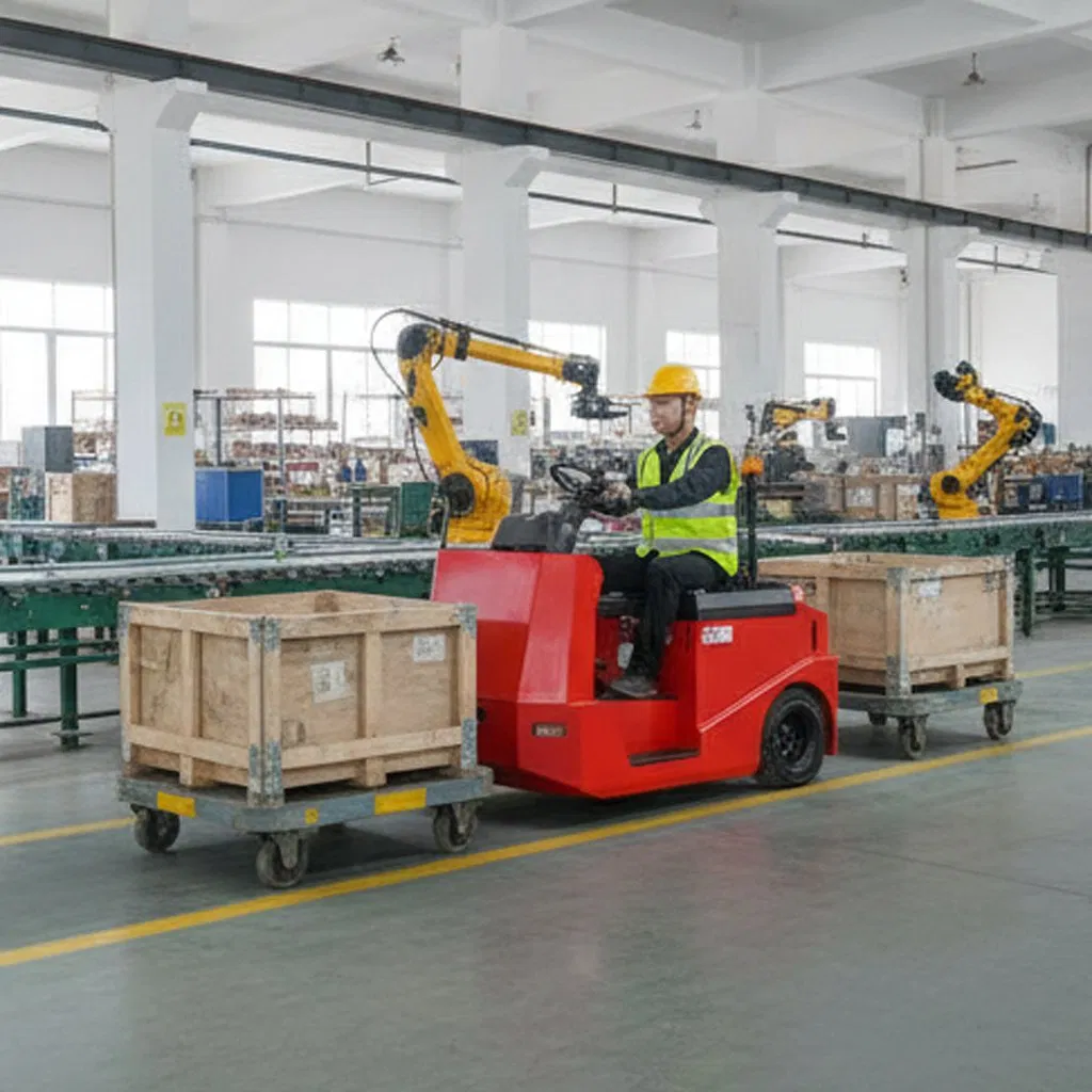 Industrial Electric Tow Tractor with High Towing Capacity