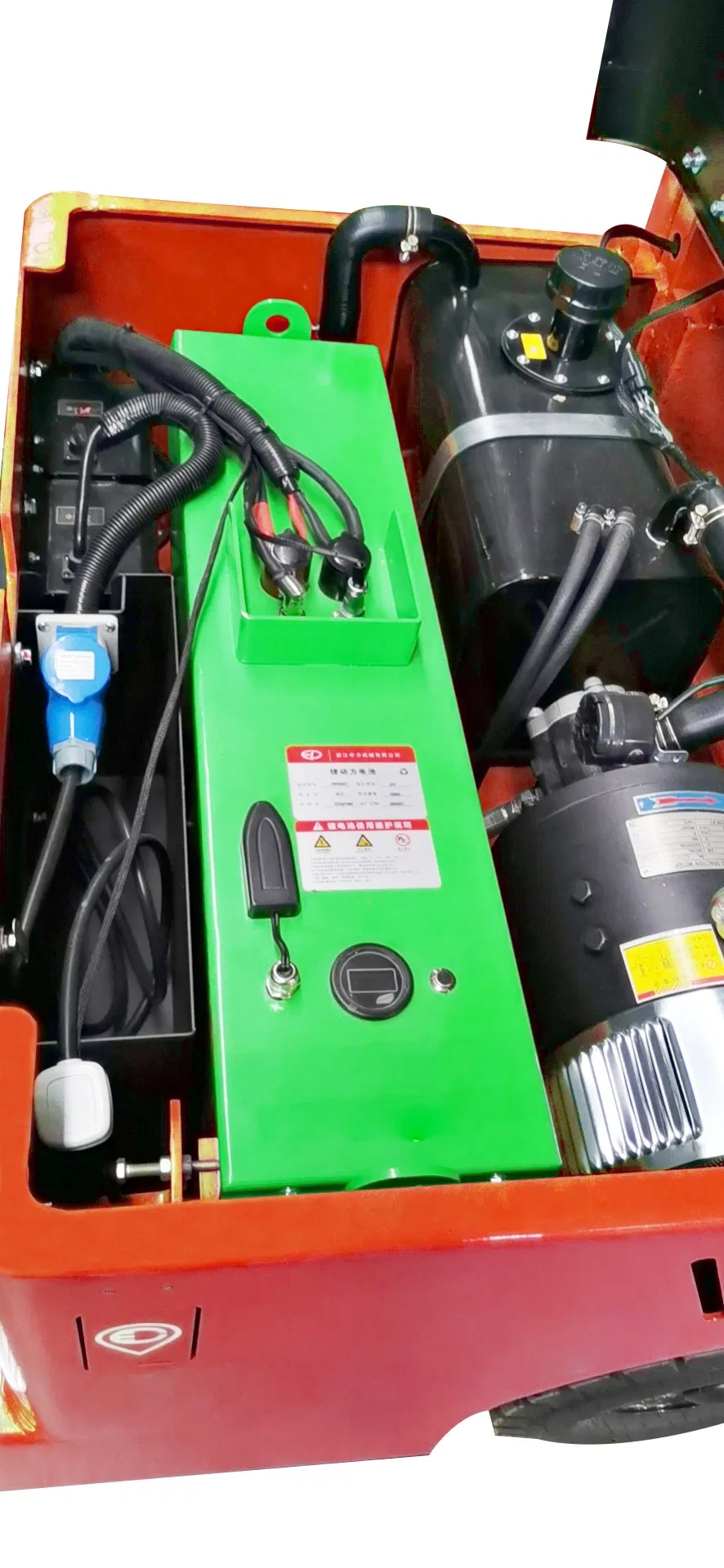 China Factory Compact 1800kg Full Electric Four Wheel Lithium Battery Forklift Trucks with on-Borad Charger