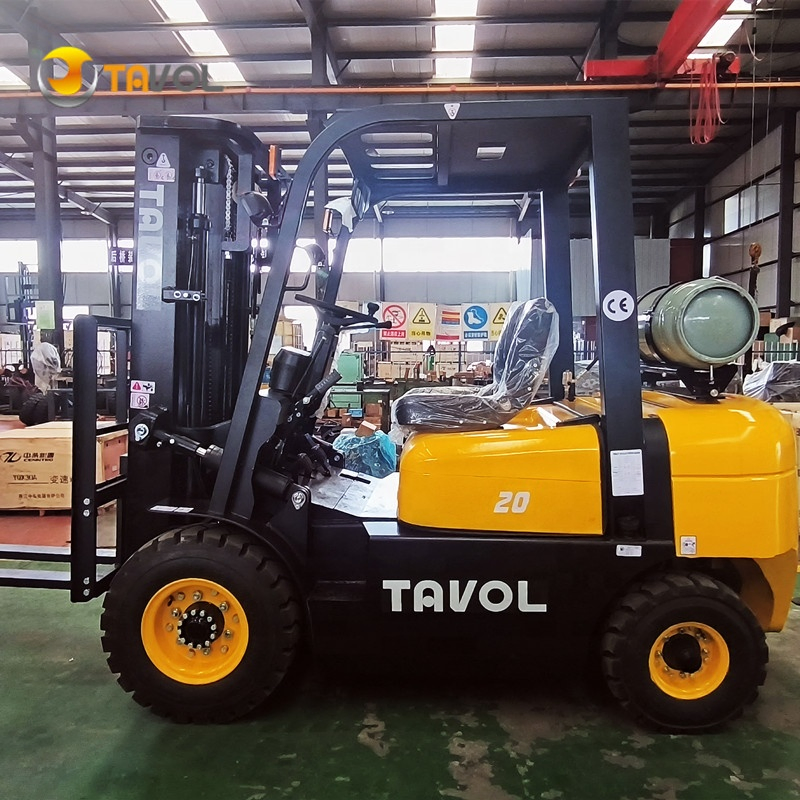 Hot Sale Tavol 4X4 Forklift 2 Ton 2.5 Ton 3 Ton 3.5 Ton 4 Ton LPG Forklift Truck with CE Certificate
